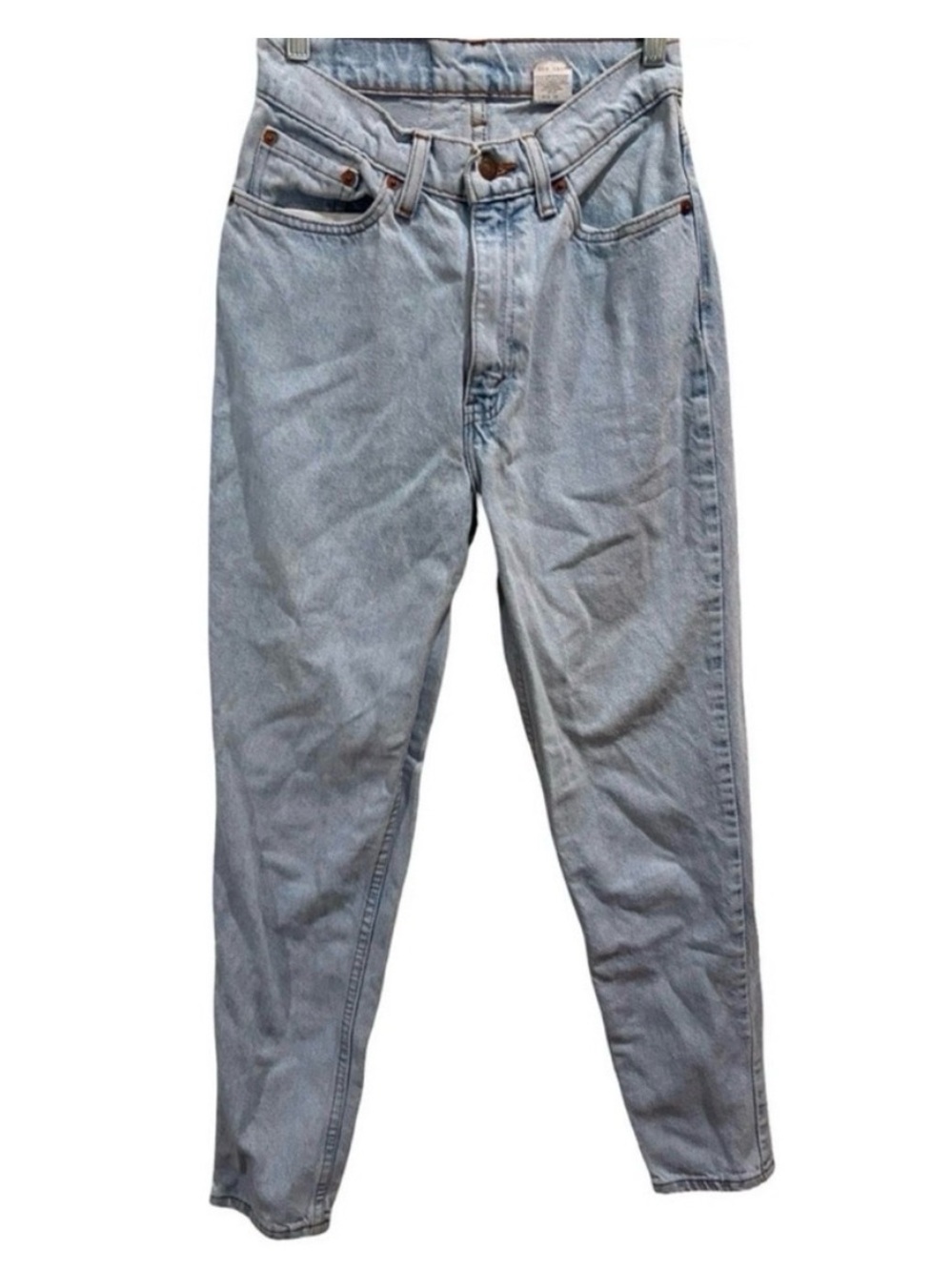 Vintage 90s Levi's 512 Jeans Made in USA - Slim Fit Tapered Leg - Size 7S - 1995 - Picture 2 of 8